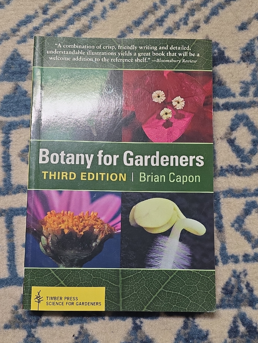 Botany for Gardeners Third Edition by Brian Capon - Green Cover